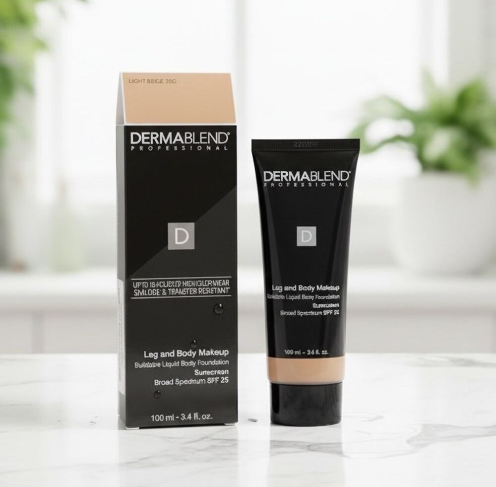 Dermablend Leg and Body Makeup Body Foundation SPF 25 Light Beige 35C 3.4 oz